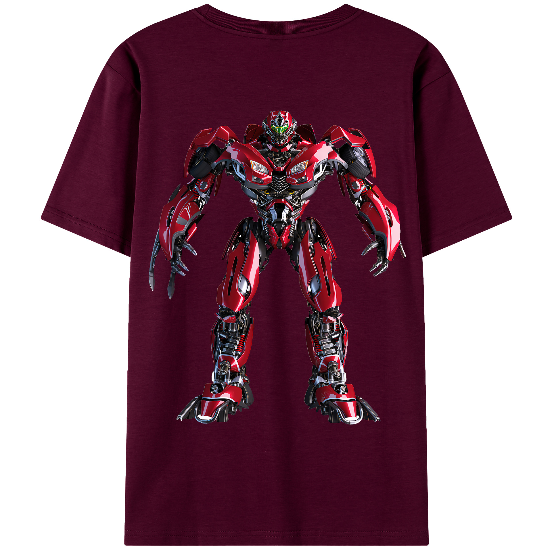 （画像用） Transformers トランスフォーマー レディース半袖Tシャツ(バックプリント)